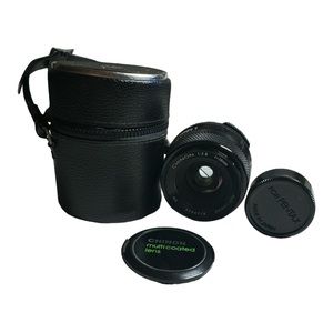 🔥 Vintage Chinon Multi Coated (M.C.) f=28mm 52MM Camera Lens For Pentax 🔥